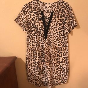 leopard dress